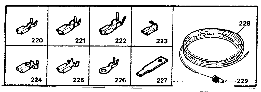 Wiring and wiring terminals