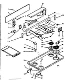 Backguard and cooktop assembly