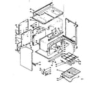 Kenmore 6286267260 body assembly diagram