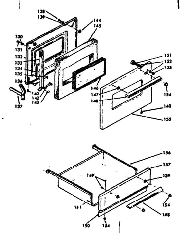 Door and drawer