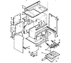 Kenmore 6286257360 body assembly diagram