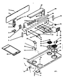 Backguard and cooktop assembly