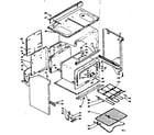 Kenmore 6286277240 body assembly diagram