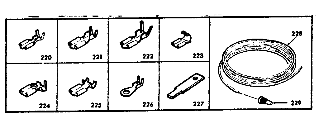 Wiring and wiring terminals