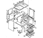 Kenmore 6286307340 body assembly diagram
