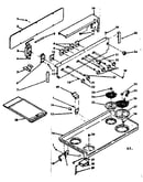 Backguard and cooktop assembly