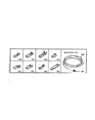 Wiring and wiring terminals