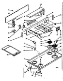 Backguard and cooktop assembly