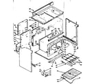 Kenmore 6286357240 body assembly diagram
