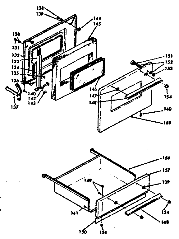 Door and drawer