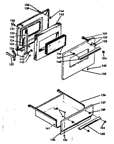 Door and drawer