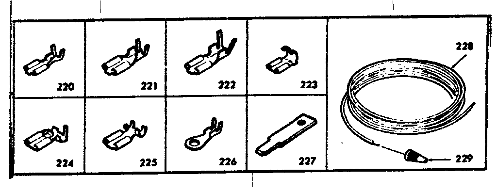 Wiring and wiring terminals