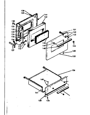 Door and drawer