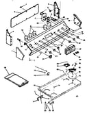 Backguard & cooktop assembly