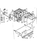 Door, latch mechanism and drawer
