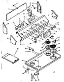 Backguard and cooktop assembly