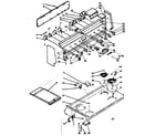 Kenmore 6289447340 backguard and cooktop assembly diagram