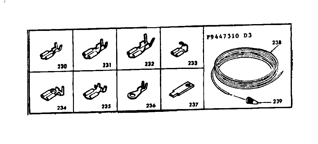 Wiring and wiring terminals