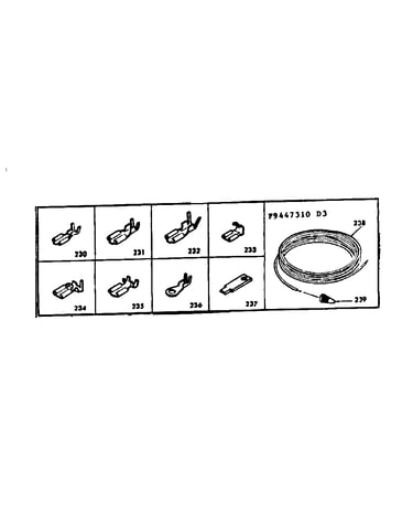 Wiring and wiring terminals