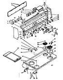 Backguard & cooktop assembly