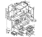 Kenmore 6289497360 body assembly diagram