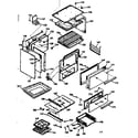 Kenmore 6476037260 body section diagram