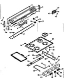 Backguard and main top section