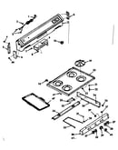 Backguard and main top section