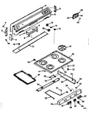 Backguard and main top section