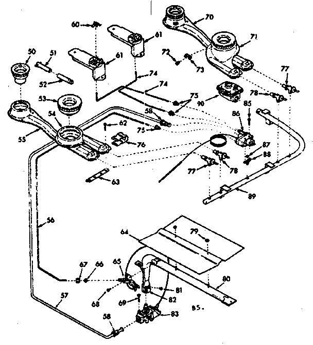 Burner section