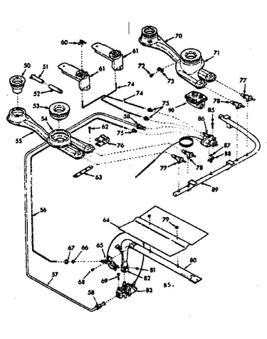 Burner section