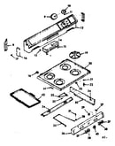 Backguard and main top section