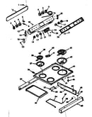 Backguard & main top section