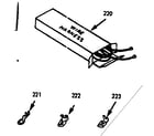 Kenmore 6479127320 wire harnesses & components diagram