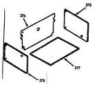 Kenmore 6479157240 opt continuous clean oven liner kit diagram