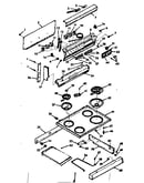 Backguard and main top section
