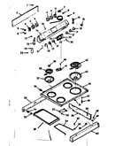 Backguard and main top section