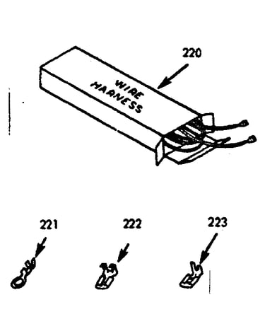 Wire harness and components