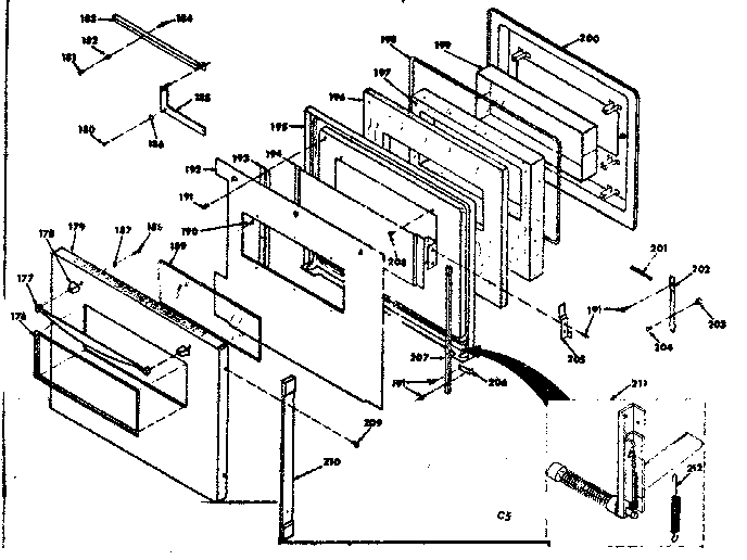 UPPER PORCELAIN DOOR