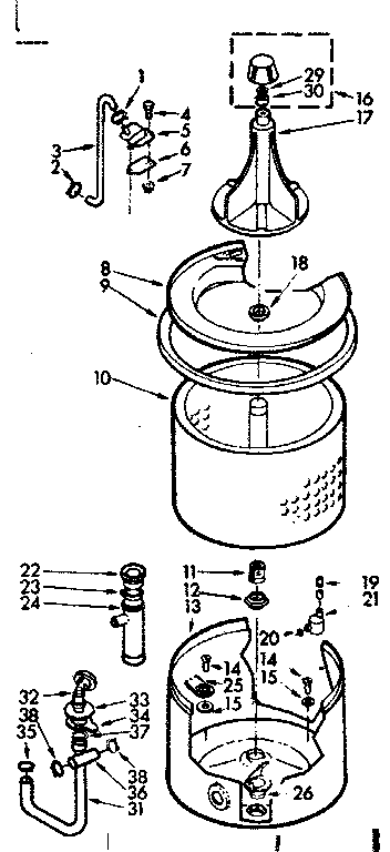 Tub and basket assembly