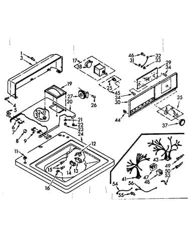 Top and console assembly
