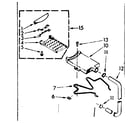 Kenmore 1106804160 filter assembly diagram