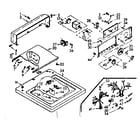 Kenmore 1106804110 top and console assembly diagram