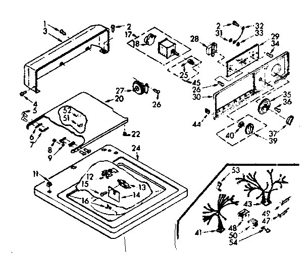 Top and console assembly