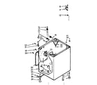 Kenmore 1106804260 cabinet parts diagram