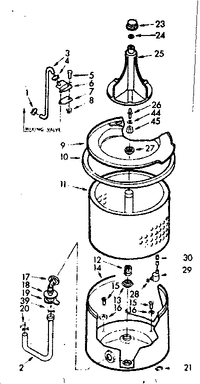 TUB AND BASKET ASSEMBLY