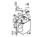 Kenmore 1106824540 cabinet parts diagram