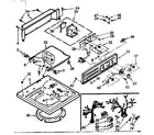 Kenmore 1106824540 top and console assembly diagram