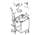 Kenmore 1106914760 cabinet parts diagram