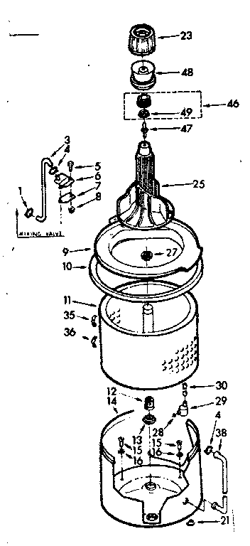 Tub and basket assembly